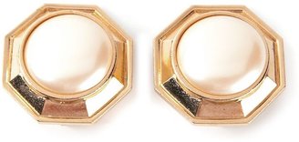 Yves Saint Laurent 2263 Yves Saint Laurent Vintage pearls cabochons clip-on earrings