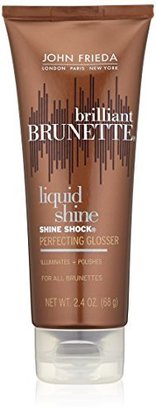 John Frieda Brilliant Brunette Liquid Shine Shine Shock Perfecting Glosser, 2.4 Ounce (Pack of 2)