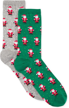 Hot Sox Santa Claus Crew Socks