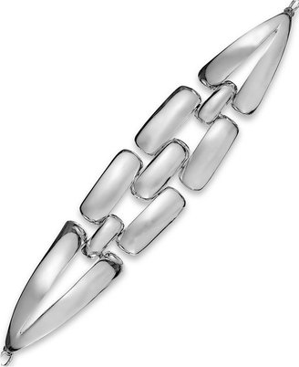 Alfani Silver-Tone Polished Link Bracelet