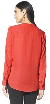 Mossimo Womens Popover Blouse - Assorted Solids