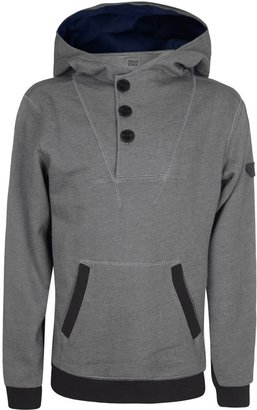 Armani 746 Armani Boys Grey Cotton Hooded Sweater