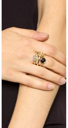 Tory Burch Livia Stacked Ring Set