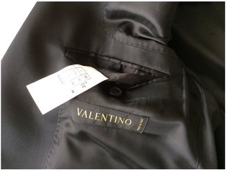 Valentino Black Wool Suit