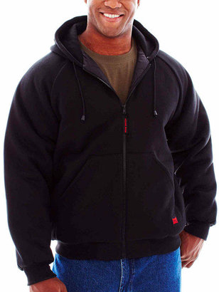 JCPenney Tough Duck Hooded Bomber Jacket-Big & Tall