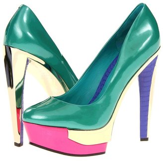 Brian Atwood Leonida (Turquoise Patent) - Footwear