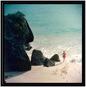 Bermuda Beach by Slim Aarons (Framed Canvas)