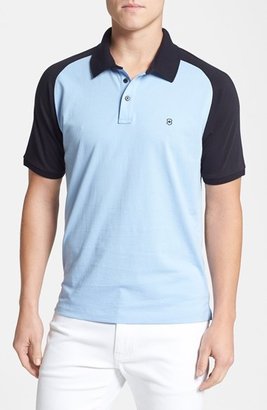 Swiss Army 566 Victorinox Swiss Army® 'Fontaine' Tailored Fit Colorblock Polo