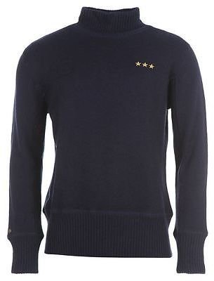 Pele Mens Casual Wear Polar Turtle Neck Knitted Jumper Pullover Top