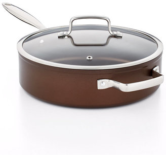 Martha Stewart CLOSEOUT! Collection Select Nonstick Bronze 4 Qt. Covered Saute Pan
