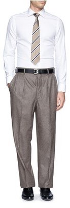 Nobrand Button fly wool pants