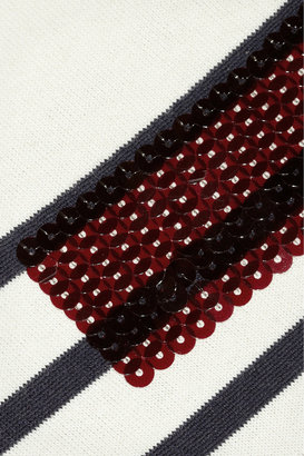 Marc Jacobs Sequin-embellished cotton-blend sweater
