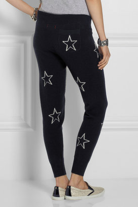 Chinti and Parker Star intarsia cashmere track pants