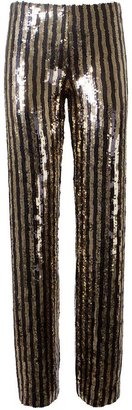 Marc Jacobs striped sequin trouser
