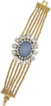 Lulu Frost Gold-tone, silver-tone and crystal bracelet