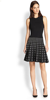 A.L.C. Houston Patterned-Skirt Fit-&-Flare Dress
