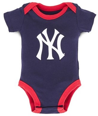 New York Yankees Majestic Athletic Navy Romper Gift
