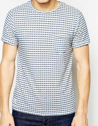 Native Youth Gingham Knit Double Face T-Shirt