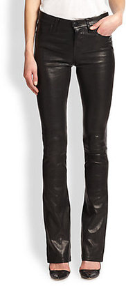 J Brand Remy Leather Bootcut Jeans