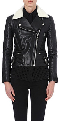 Victoria Beckham Joan leather biker jacket