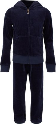 Juicy Couture Navy Velour Starry Tracksuit