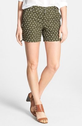 Caslon Clean Front Five-Inch Shorts (Regular & Petite)