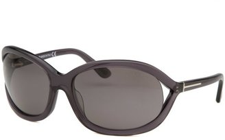 Tom Ford Women's Vivienne Rectangle Black Sunglasses