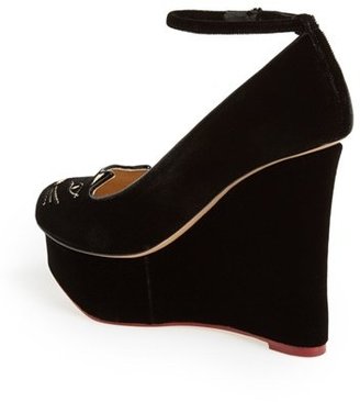 Charlotte Olympia 'Tessa' Kitty Wedge (Nordstrom Exclusive)