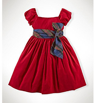 Ralph Lauren Childrenswear Girls' 2T-6X Corduroy Dress