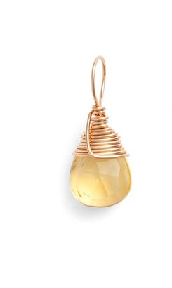 Nashelle 14k-Rose Gold Fill & Semiprecious Stone Charm