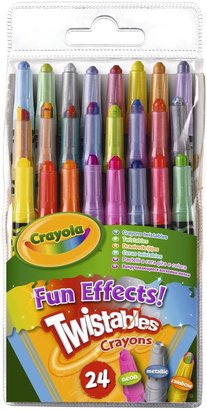 Crayola 24 Mini Twistable Special Effect Crayons