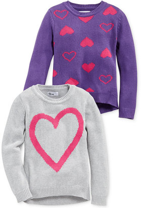 Epic Threads Little Girls' Heart Sweater
