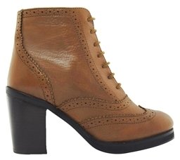 ASOS ANYWAY Leather Brogue Ankle Boots