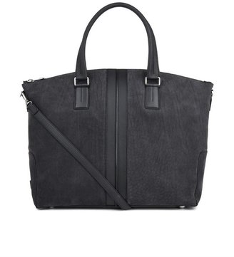 Tod's Suede and leather weekend bag