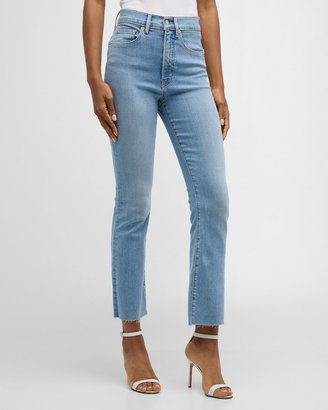 Veronica Beard Beverly Skinny-Flare Ankle Jeans