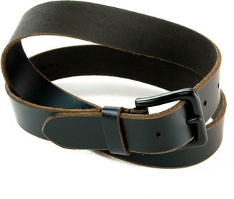 Timberland Mens Leather Belt Brown Black Matte Buckle Classic Casual Dress 32-42