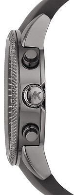 Michael Kors Men's Chronograph 'Scout' Gray Silicone Strap Watch MK8241