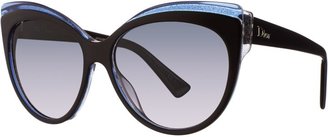 Christian Dior Sunglasses Women`s grey gradient rectangular sunglasses