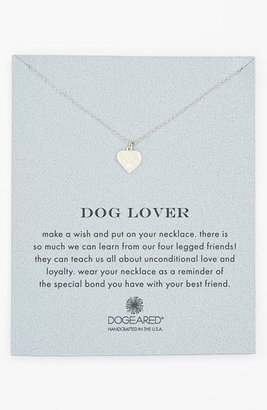 Dogeared 'Reminder - Dog Lover' Boxed Pendant Necklace