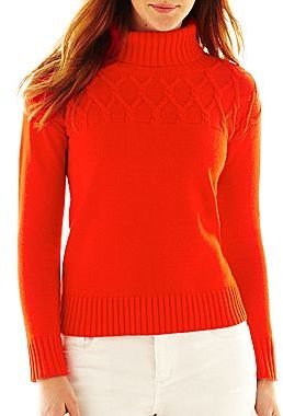 Liz Claiborne Long-Sleeve Turtleneck Sweater