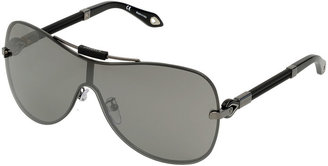 Givenchy Flash Shield Sunglasses, Gunmetal