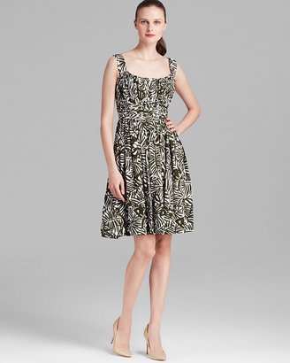 Kate Spade Orchid Print Ruched Sundress