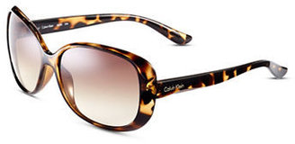 Calvin Klein Oversized Oval Sunglasses