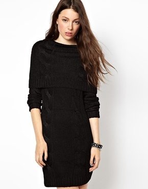Cheap Monday Cable Knit Dress - black