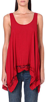 Free People Sleeveless lace cami top