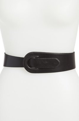 Lauren Ralph Lauren Vachetta Leather Stretch Belt