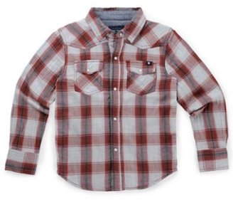 Lucky Brand Red And Navy Woven