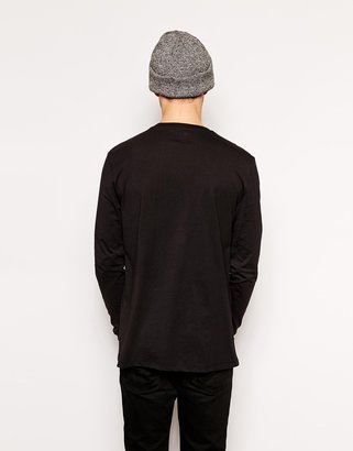 ASOS Skater Long Sleeve T-Shirt With Yoke Print