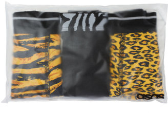 ASOS 3 Pack Trunks With Animal Print
