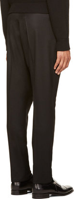 Givenchy Black Belted & Pleated Trousers
